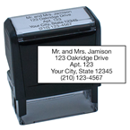 Self-Inking 5 Line Stamp