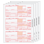 1099-NEC Laser 4 Part Tax Forms Set