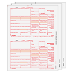 1099-MISC Laser 3 Part Tax Forms Set