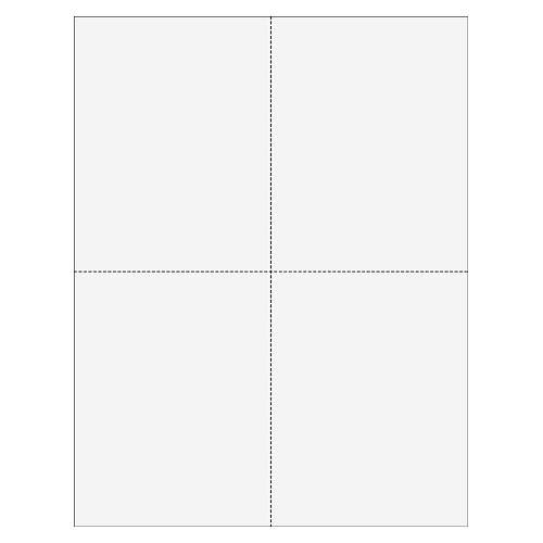 W-2 Laser 4-up Blank Tax Forms